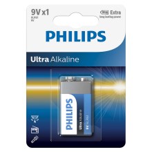 Philips 6LR61E1B/10 - Alkaliparisto 6LR61 ULTRA ALKALINE 9V