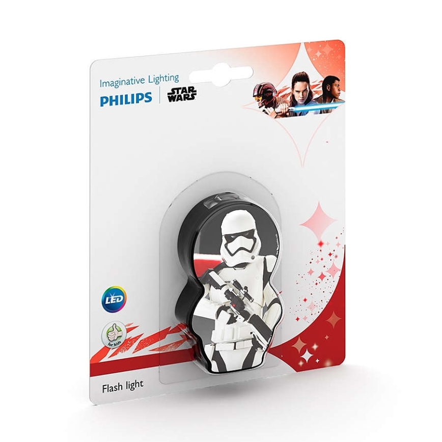 Philips 71767/97/P0 - LED Lasten taskulamppu DISNEY STAR WARS 1xLED/0,3W/2xAAA