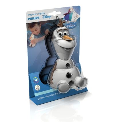 Philips 71768/08/16 - LED Lastenlamppu DISNEY FROZEN OLAF LED/0,3W/2xAAA lumiukko