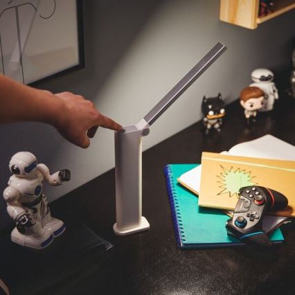 Philips - LED himmennettävä kosketuspöytälamppu AMBER LED/5W/5V 1800 mAh valkoinen