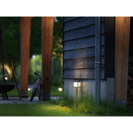 Philips - LED aurinkokäyttöinen lamppu liiketunnistimella ja hämäräkytkimellä BLAISE LED/1,5W/3,7V 2600 mAh 3000K IP44