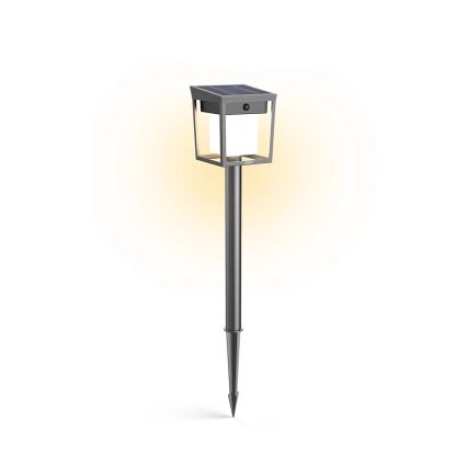 Philips - LED aurinkokäyttöinen lamppu liiketunnistimella ja hämäräkytkimellä BLAISE LED/1,5W/3,7V 2600 mAh 3000K IP44