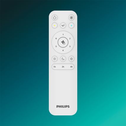 Philips - himmennettävä LED-kattovalaisin tuulettimella BLISS LED/35W/230V ruskea + kaukosäädin