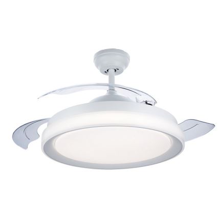 Philips - LED-kattotuuletin LED/35W/230V 5500/4000/2700K valkoinen + kaukosäädin