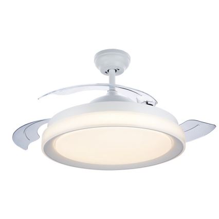 Philips - LED-kattotuuletin LED/35W/230V 5500/4000/2700K valkoinen + kaukosäädin