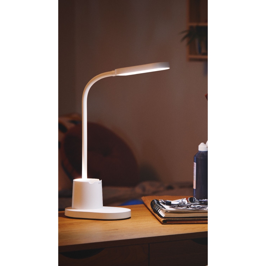 Philips - LED himmennettävä kosketuspöytävalaisin BUCKET LED/7W/5V 1800 mAh 3000/4000/5700K CRI 90