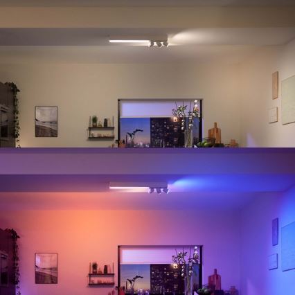 Philips - LED RGBW himmennettävä kohdevalaisin CENTRIS LED/25W/230V+3xGU10/5,7W