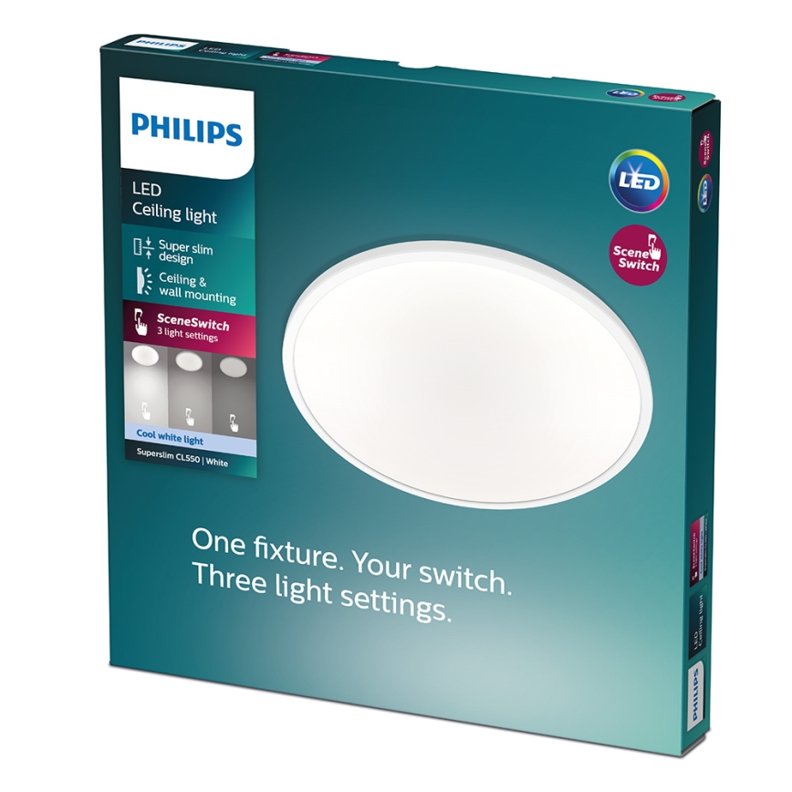 Philips - Himmennettävä LED-kattovalaisin LED/15W/230V 4000K