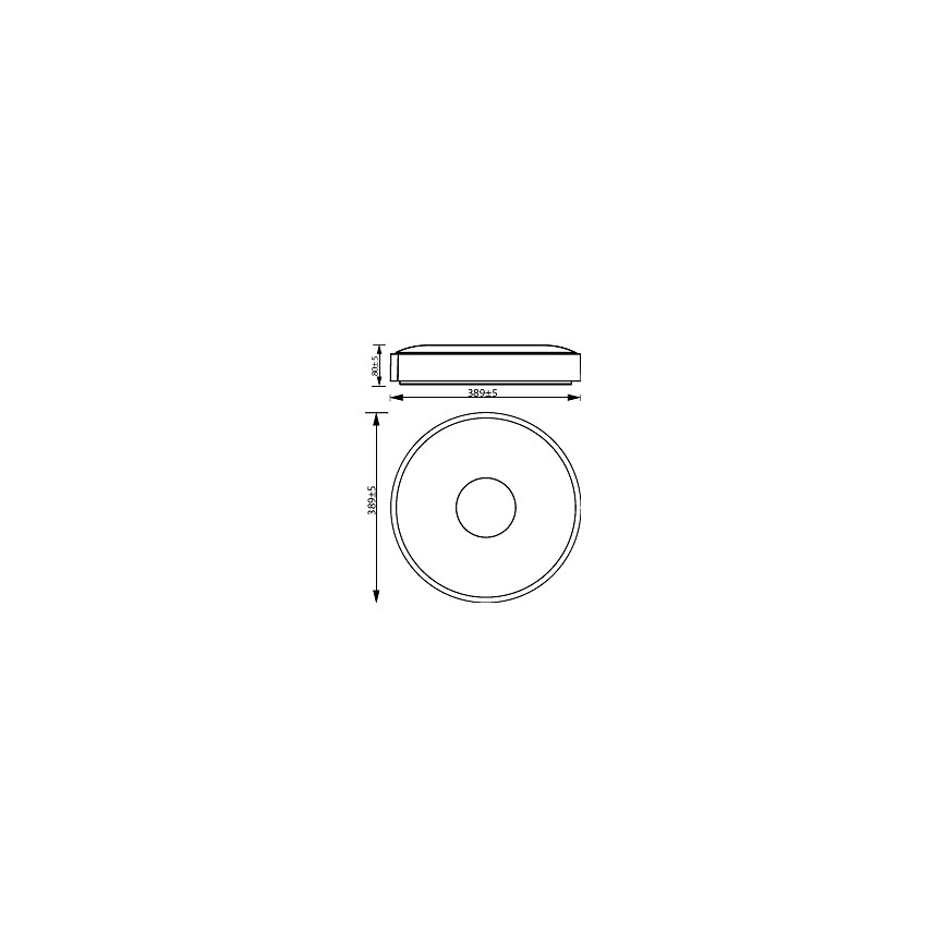 Philips - LED himmennettävä kattovalaisin COINER SCENE SWITCH LED/24W/230V 2700K musta
