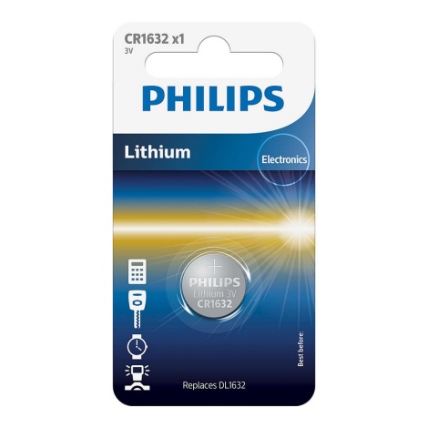 Philips CR1632/00B - Litiumnappikenno CR1632 MINICELLS 3V