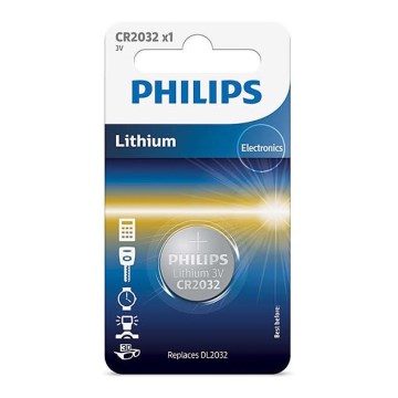 Philips CR2032/01B - Litiumparisto nappiparisto CR2032 MINICELLS 3V 240mAh