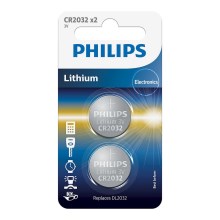 Philips CR2032P2/01B - 2 kpl Litiumnappikenno CR2032 MINICELLS 3V
