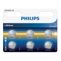 Philips CR2032P6/01B - 6 kpl Nappiparisto CR2032 MINICELLS 3V 240mAh