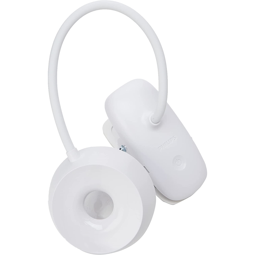 Philips - LED himmennettävä lamppu klipsillä DONUTCLIP LED/3W/5V 1200 mAh CRI 90 valkoinen