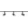 Philips - EASYLINK-kiskovalaisin, 3xGU10/7W/230V, 1 m, musta