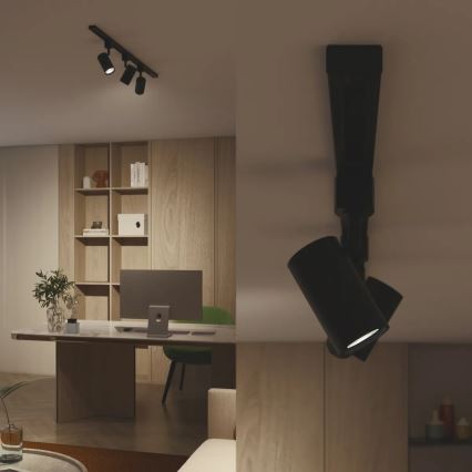 Philips - EASYLINK-kiskovalaisin, 3xGU10/7W/230V, 1 m, musta