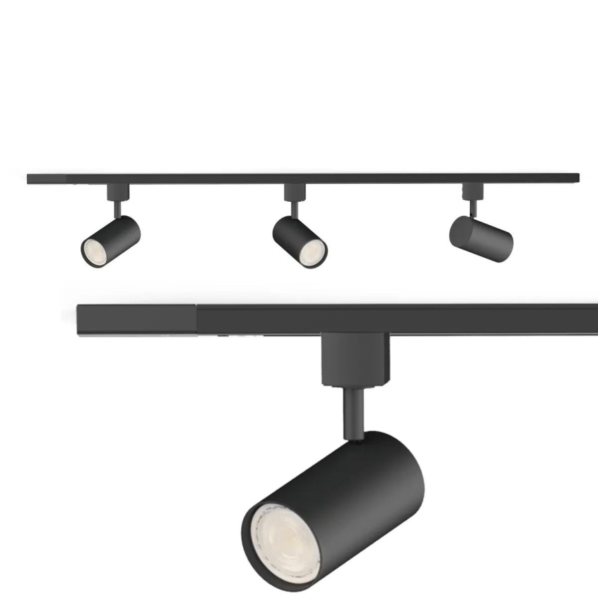 Philips - EASYLINK-kiskovalaisin, 3xGU10/7W/230V, 1 m, musta