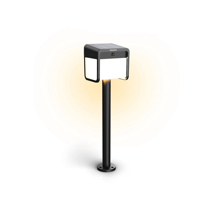 Philips - LED aurinkokäyttöinen lamppu liiketunnistimella ja hämäräkytkimellä EZRA LED/1,8W/3,7V 2600 mAh 3000K IP44