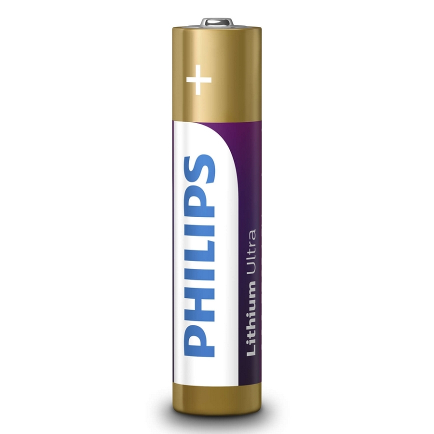 Philips FR03LB4A/10 - 4 kpl Litiumkenno AAA LITHIUM ULTRA 1,5V 800mAh