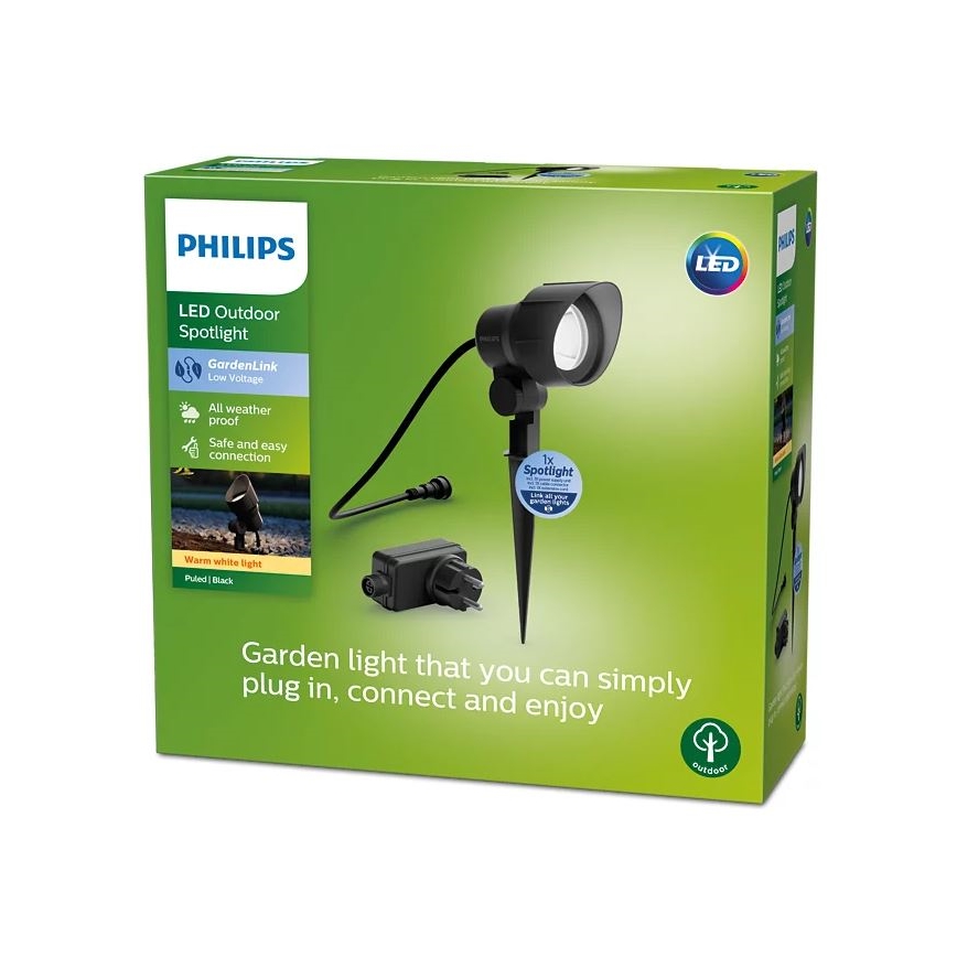 Philips - LED-ulkovalaisin LED/24W/230V 2700K IP44