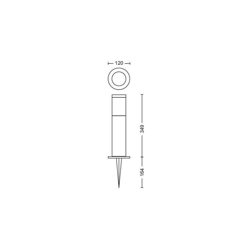 Philips - GARDENLINK LED ulkovalaisin LED/6W/230V 2700K IP44