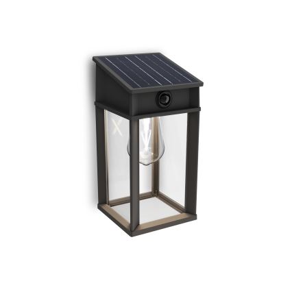 Philips - LED-aurinkoseinävalaisin liiketunnistimella ja hämäräkytkimellä GERI LED/3,2W/3,7V 2600 mAh 4000K IP44