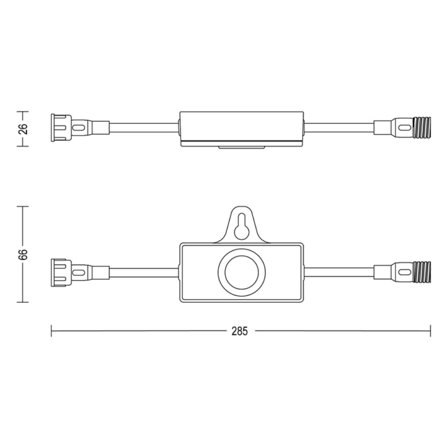 Philips - Hämärätunnistin ulkokäyttöön ajastimella GARDENLINK 24V IP67