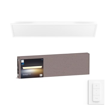 Philips - Himennettävä LED-kattovalaisin Hue AURELLE LED/39W/230V 2200-6500K 120x30 cm valkoinen + himmennin