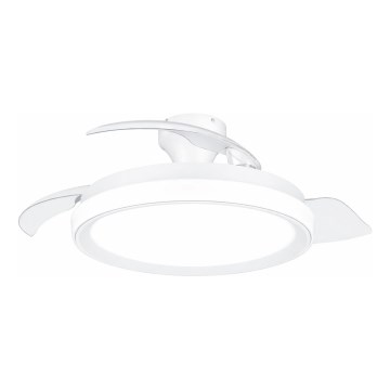 Philips - Himennettävä LED-kattovalaisin tuulettimella BLISS LED/35W/230V valkoinen + kaukosäädin