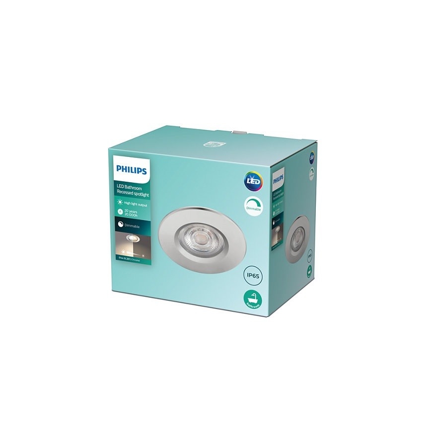 Philips - himmennettävä LED-alasvalo kylpyhuoneeseen DIVE LED/5W/230V IP65