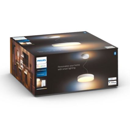 Philips - Himmennettävä LED-kattokruunu johdossa Hue LED/33,5W/230V 2200-6500K valkoinen + kauko-ohjaus