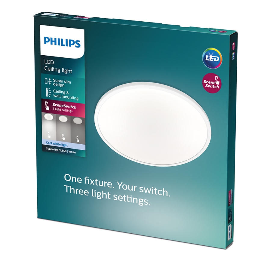 Philips - Himmennettävä LED-kattovalaisin 1xLED/18W/230V 4000K