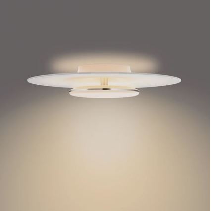 Philips- Himmennettävä LED-kattovalaisin SCENE SWITCH LED/40W/230V 2700K hopea