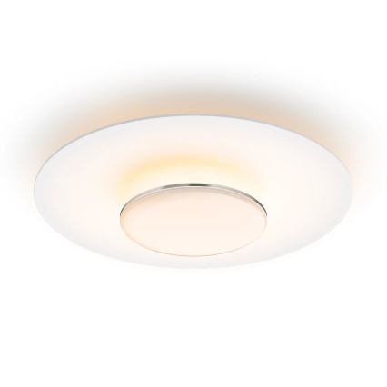 Philips- Himmennettävä LED-kattovalaisin SCENE SWITCH LED/40W/230V 2700K hopea