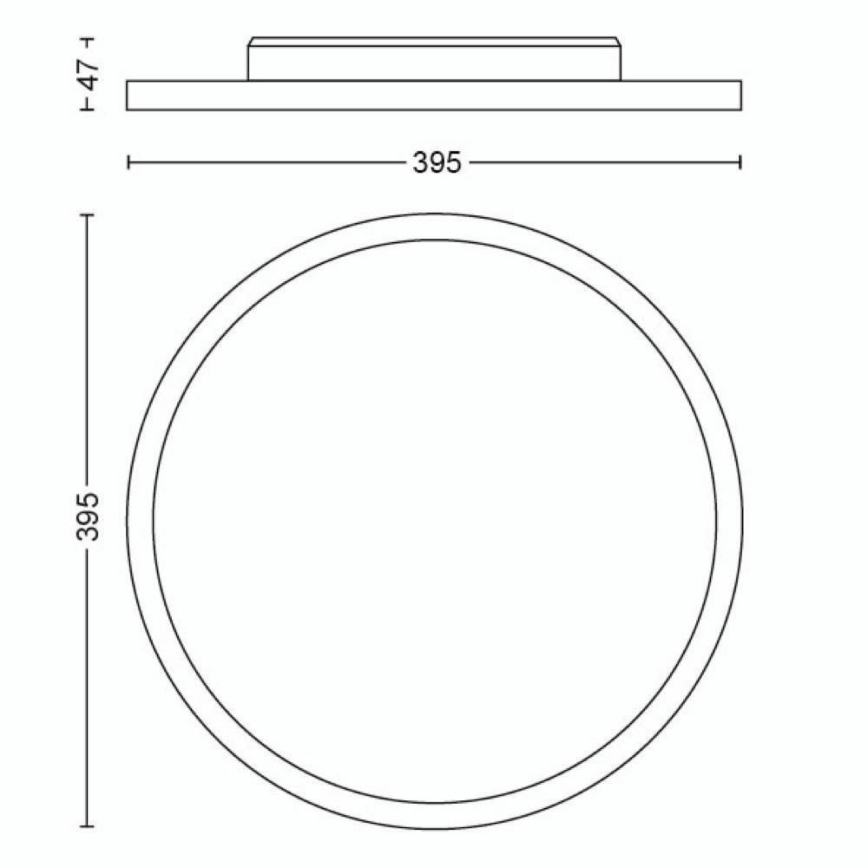 Philips - Himmennettävä LED-kattovalaisin Hue LED/19W/230V 2200-6500K + kauko-ohjaus