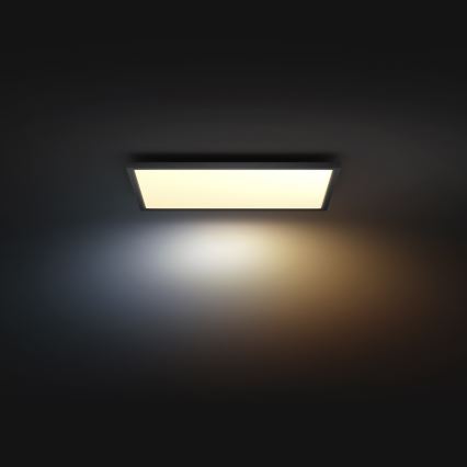 Philips - LED himmennettävä kattovalaisin Hue AURELLE LED/39W/230V 2200-6500K 60x60 cm musta