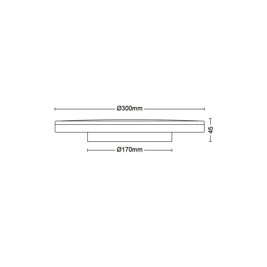 Philips - Himmennettävä LED-kattovalaisin SCENE SWITCH LED/18W/230V halkaisija 30 cm 4000K musta