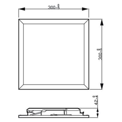 Philips - Himmennettävä LED-kattovalaisin SLIM SCENE SWITCH LED / 12W / 230V 4000K