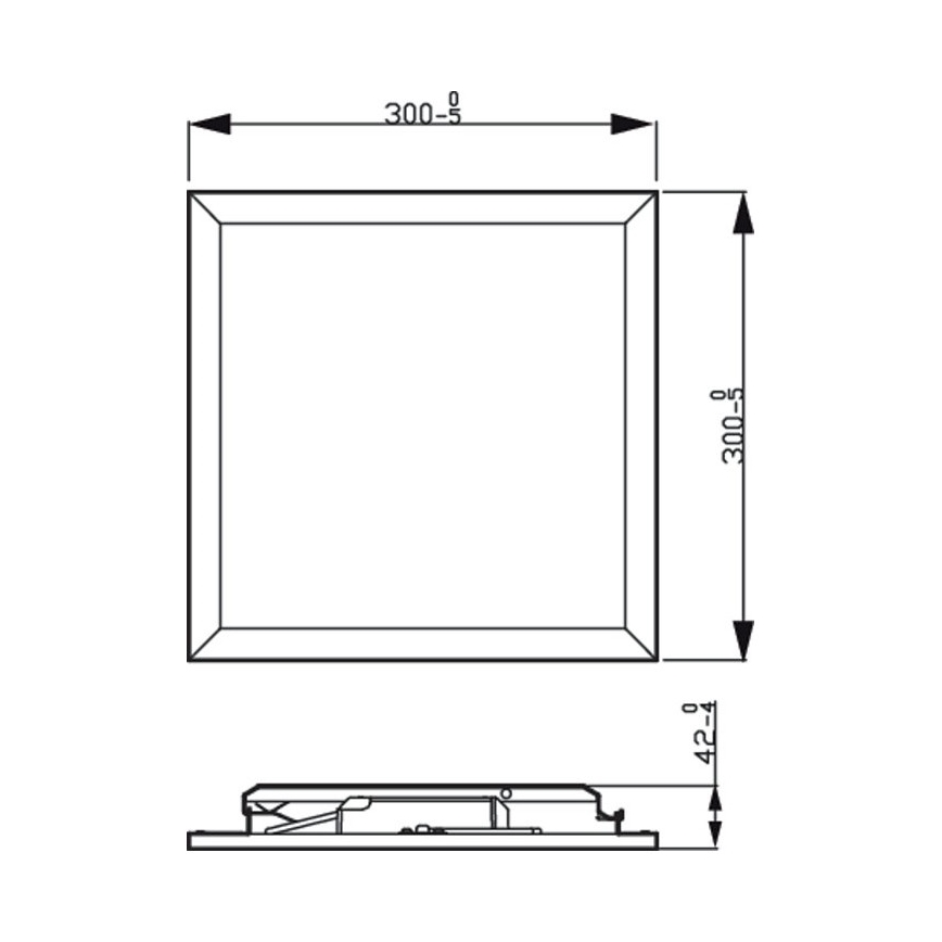 Philips - Himmennettävä LED-kattovalaisin SLIM SCENE SWITCH LED / 12W / 230V 4000K