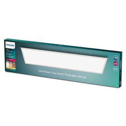 Philips - Himmennettävä LED-kattovalaisin SLIM SCENE SWITCH LED / 36W / 230V 2700K