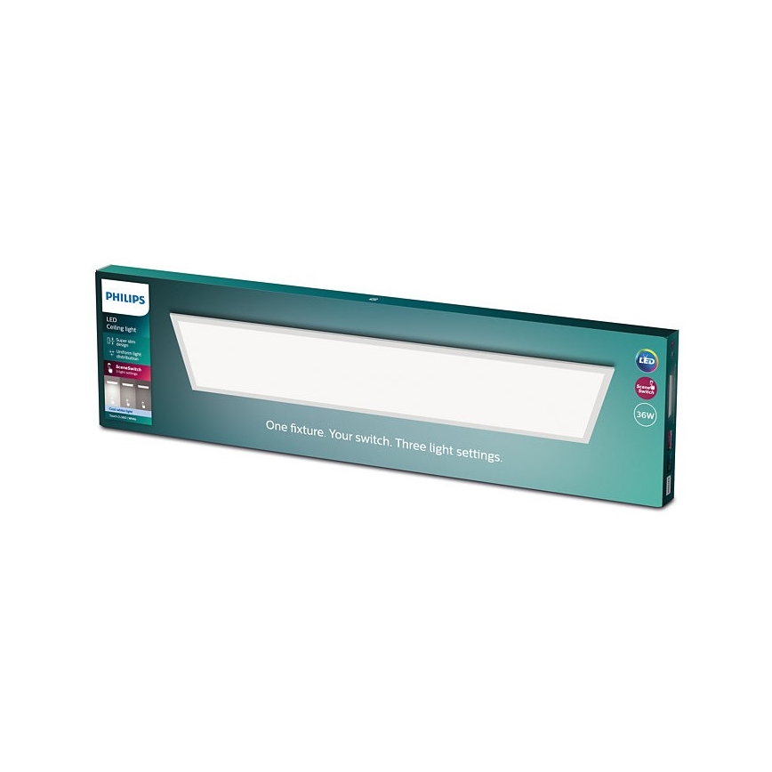 Philips - Himmennettävä LED-kattovalaisin SLIM SCENE SWITCH LED / 36W / 230V 4000K
