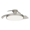 Philips - himmennettävä LED-kattovalaisin tuulettimella ATLAS LED/35W/230V mattakromi + kaukosäädin
