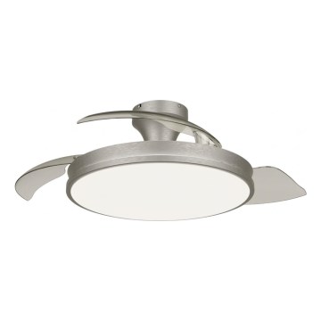 Philips - himmennettävä LED-kattovalaisin tuulettimella ATLAS LED/35W/230V mattakromi + kaukosäädin