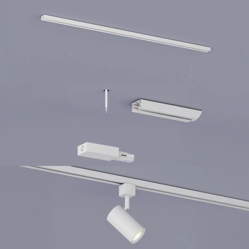 Philips - LED RGBW himmennettävä kohdevalaisin EASYLINK HUE -kiskojärjestelmään 3xGU10/4,7W/230V 2200-6500K 1m valkoinen + Hue bridge