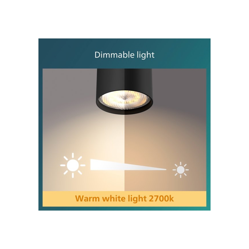 Philips - Himmennettävä LED-kohdevalo 3xLED/4,5W/230V