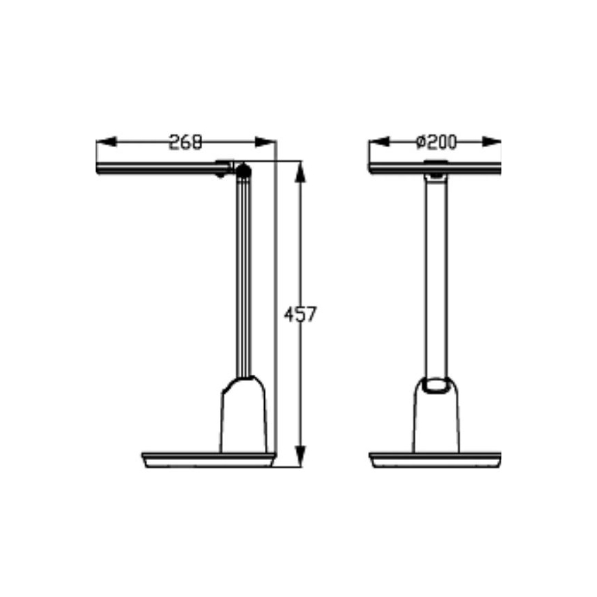 Philips - Himmennettävä LED-kosketuspöytävalaisin EINSTEIN SCENE SWITCH LED/15W/230V 2800/4000/5100K CRI94