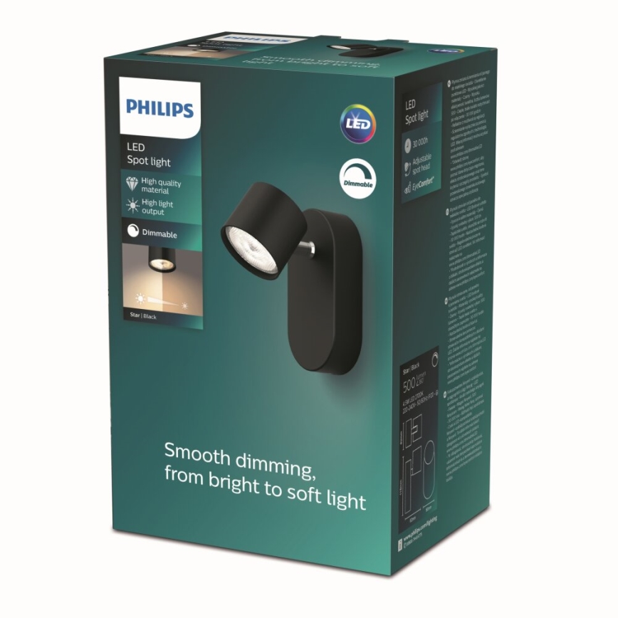 Philips - Himmennettävä LED-seinävalaisin LED/4,5W/230V