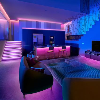 Philips - Himmennettävä RGB-LED-nauha SMART STRIP 5m LED/7W/230V 2200-6500K Wi-Fi
