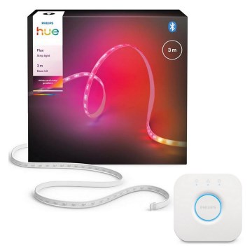 Philips - himmennettävä RGBW-LED-nauha Hue FLUX 3m LED/12W/230V 2200-6500K + Hue-silta
