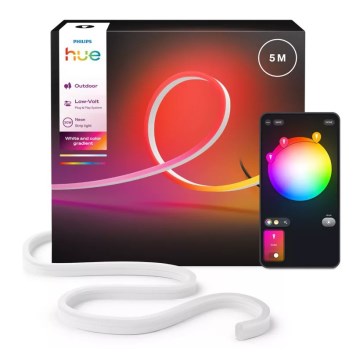 Philips - himmennettävä RGBW-LED-ulkonauha Hue NEON 5 m LED/30W/230V 2200–6500K IP67